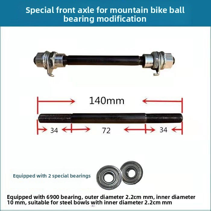 Bicycle axle