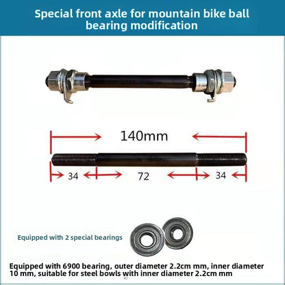 Bicycle axle