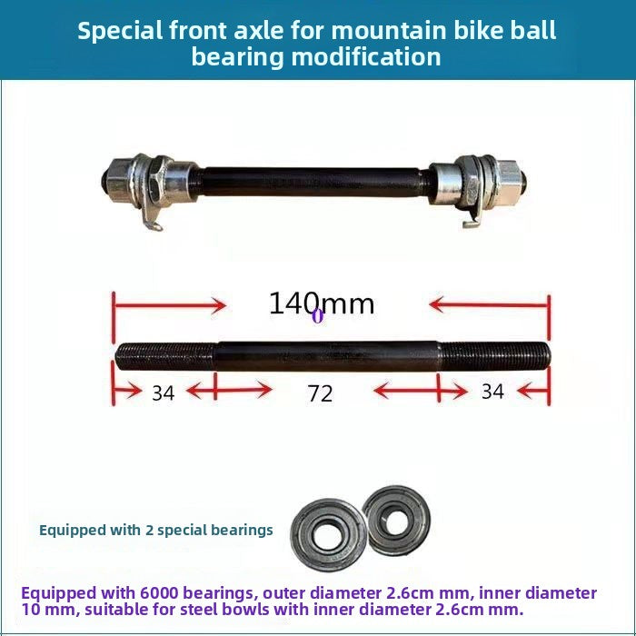 Bicycle axle