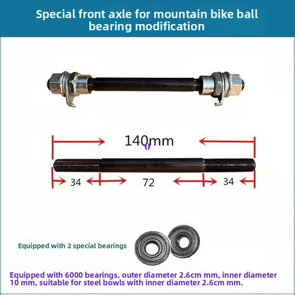 Bicycle axle