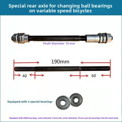 Bicycle axle
