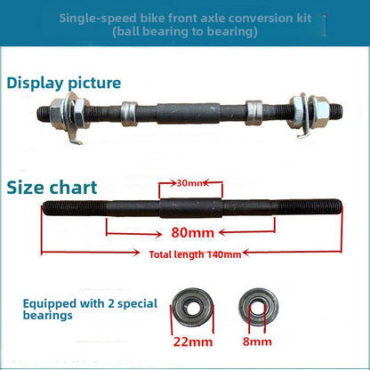 Bicycle axle