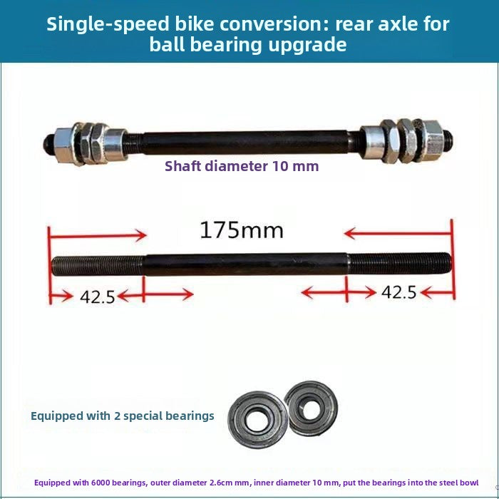 Bicycle axle