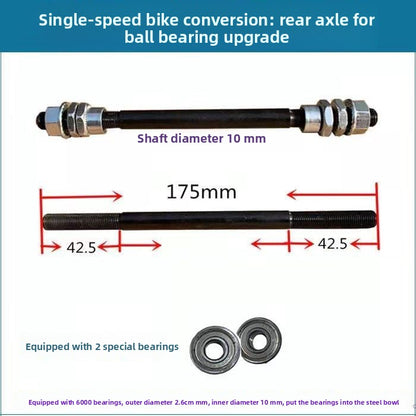 Bicycle axle