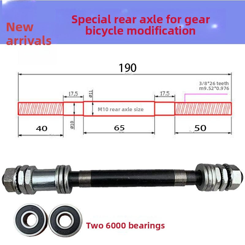 Bicycle axle