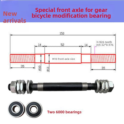 Bicycle axle