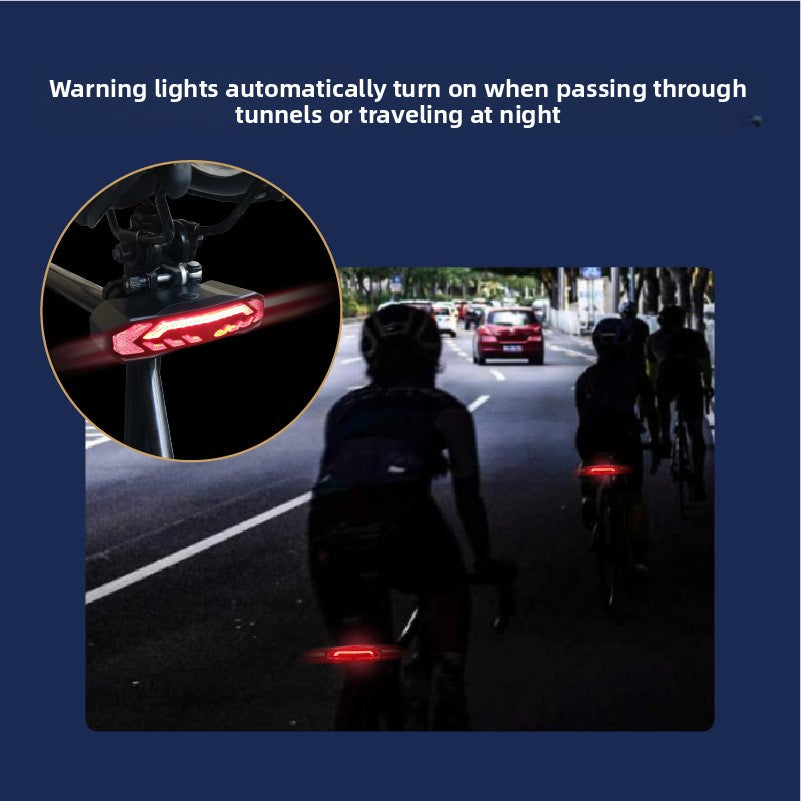 Bicycle brake, steering, and tail light