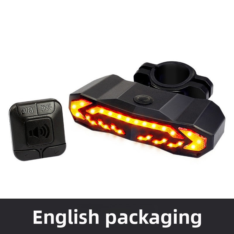 Bicycle brake, steering, and tail light