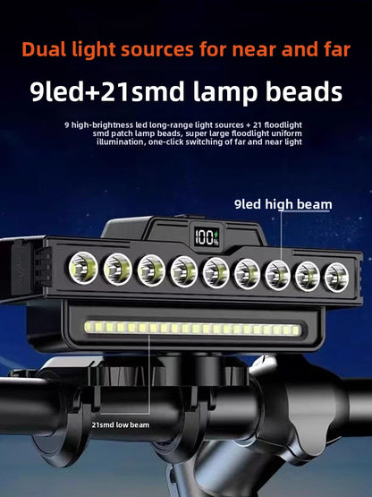 Bicycle bright night riding headlights