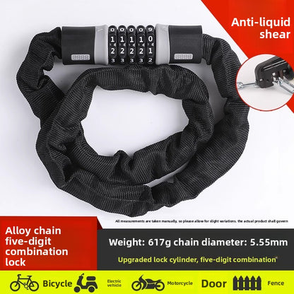 Bicycle combination lock