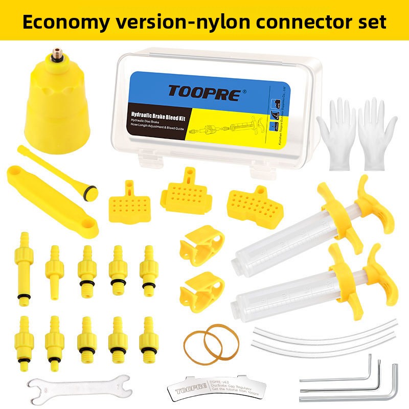 Bicycle Disc Brake Oil Filling Tool with Metal Connectors