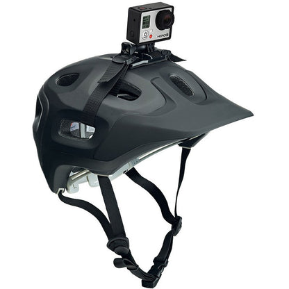 Bicycle helmet safety strap