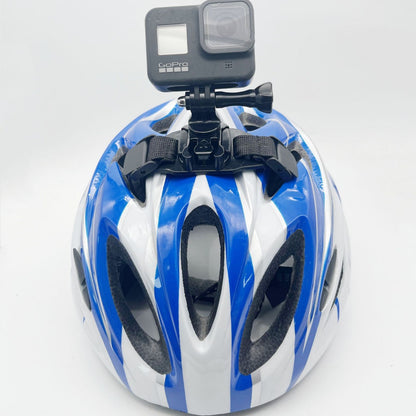 Bicycle helmet safety strap