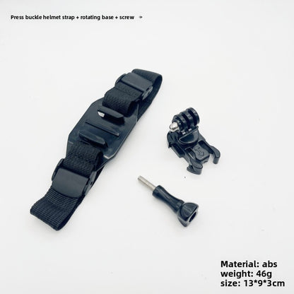 Bicycle helmet safety strap