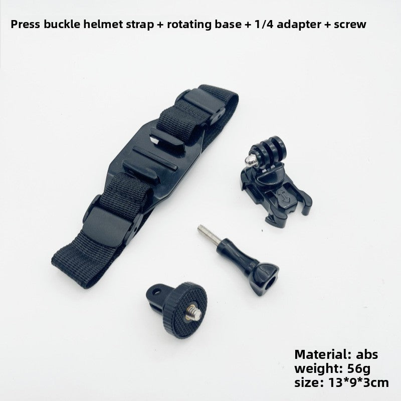 Bicycle helmet safety strap