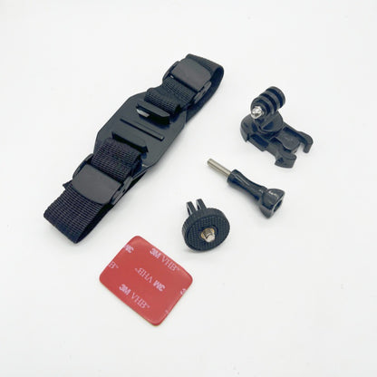 Bicycle helmet safety strap