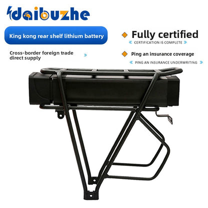 Bicycle Rear Rack Lithium Battery