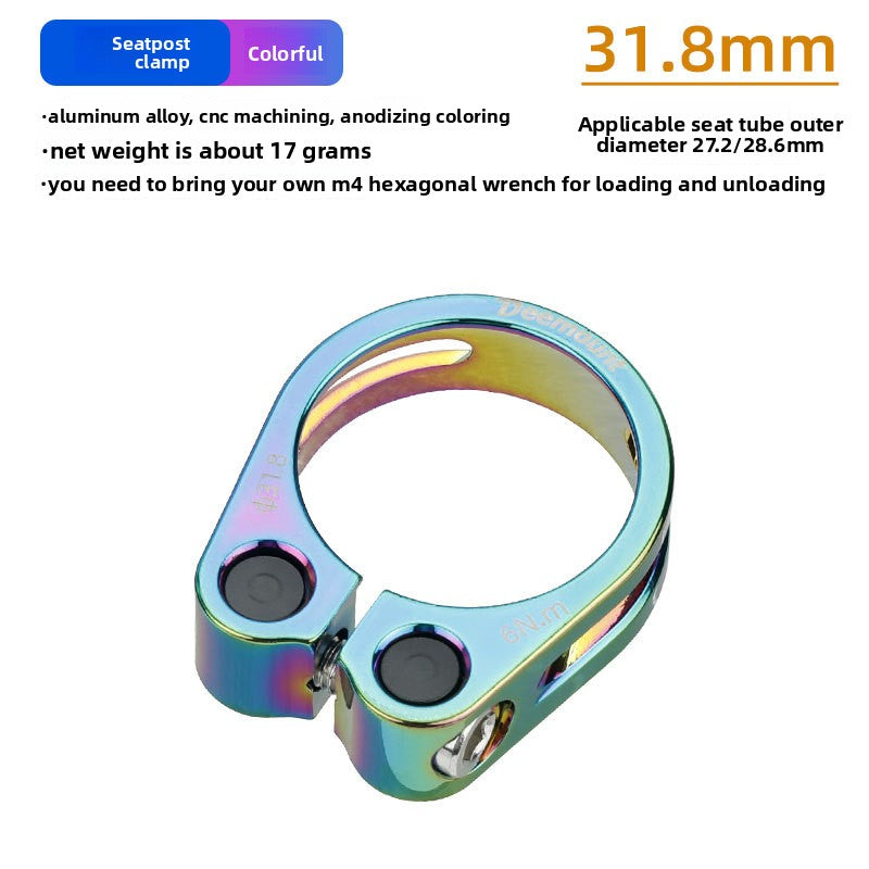 Bicycle Seat Tube Clamp Aluminum Alloy