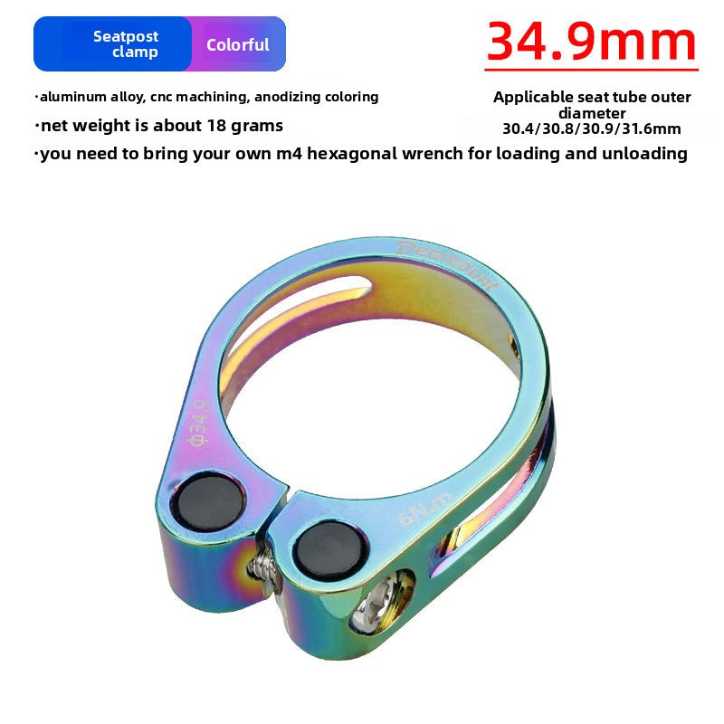 Bicycle Seat Tube Clamp Aluminum Alloy
