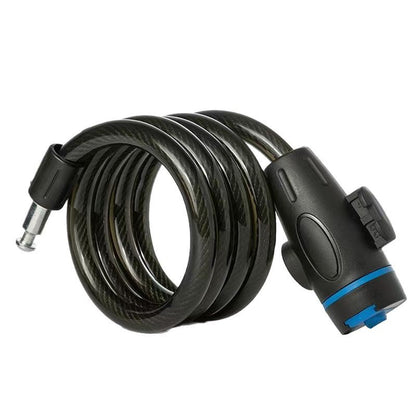 Bicycle steel cable lock