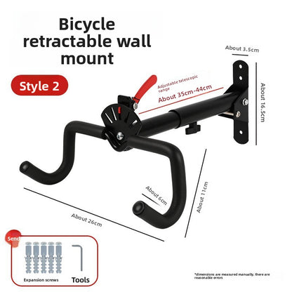 Bicycle wall hook