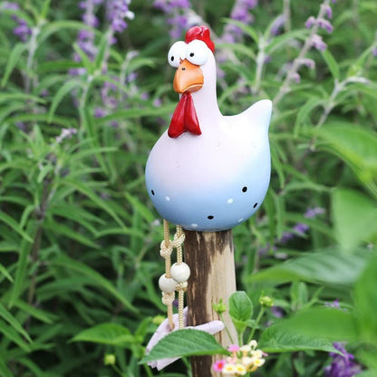 Big-eyed hanging-leg chicken