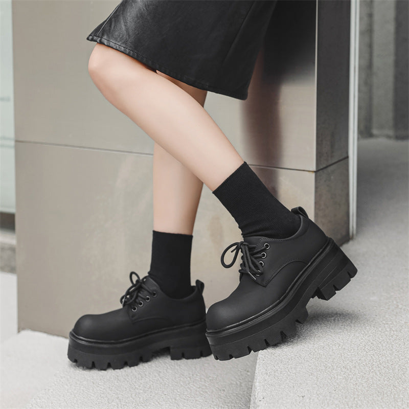 Big Head Leather Shoes