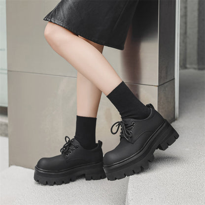 Big Head Leather Shoes