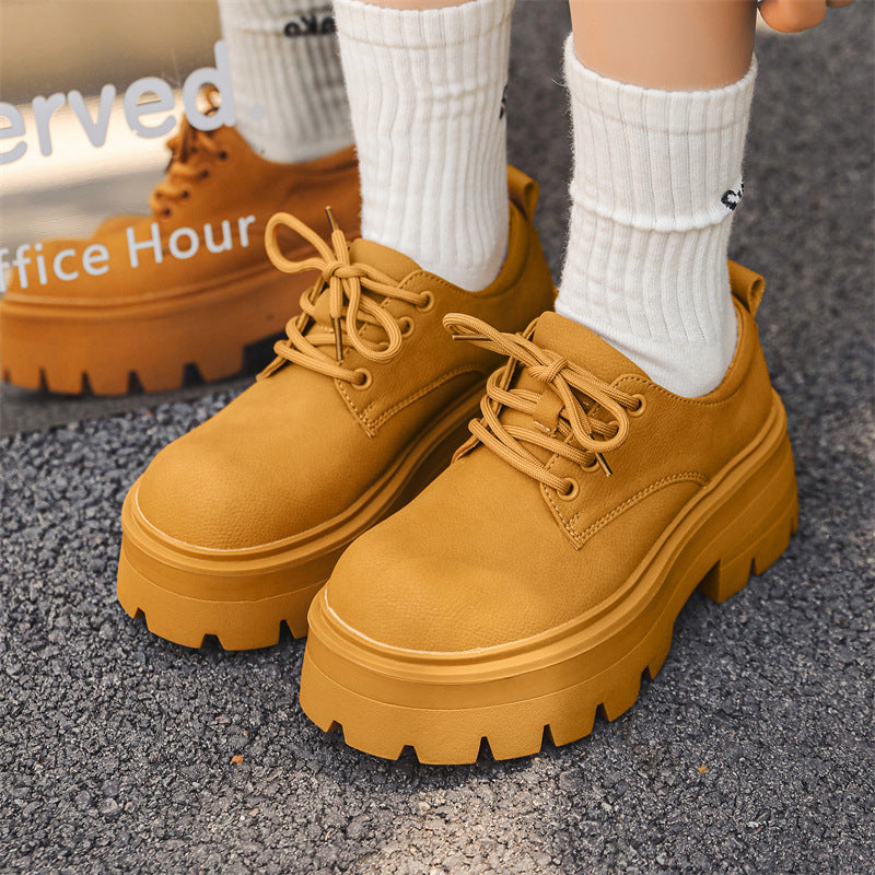 Big Head Leather Shoes