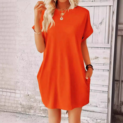 Big size batwing dress