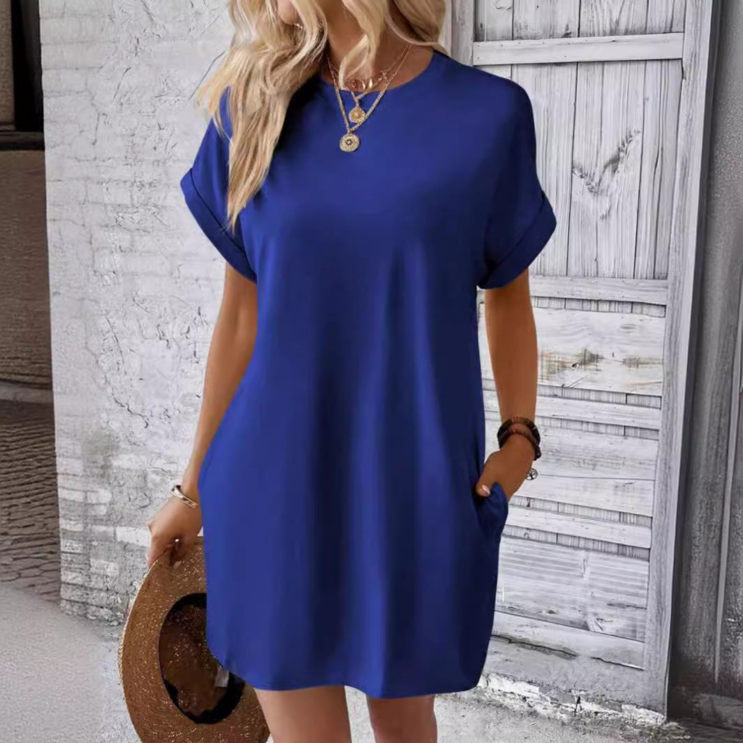 Big size batwing dress