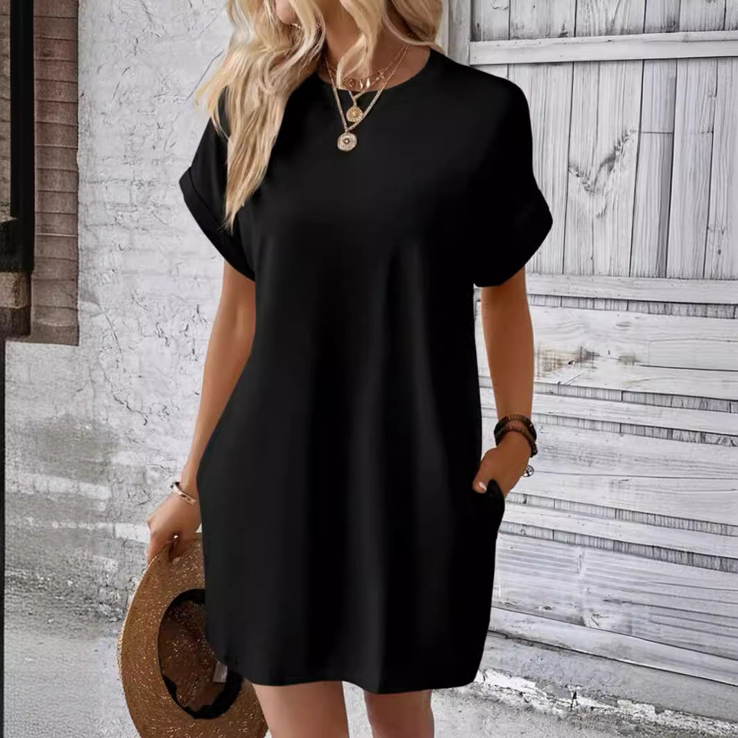 Big size batwing dress
