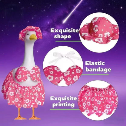 Big White Goose Costume Holiday Set