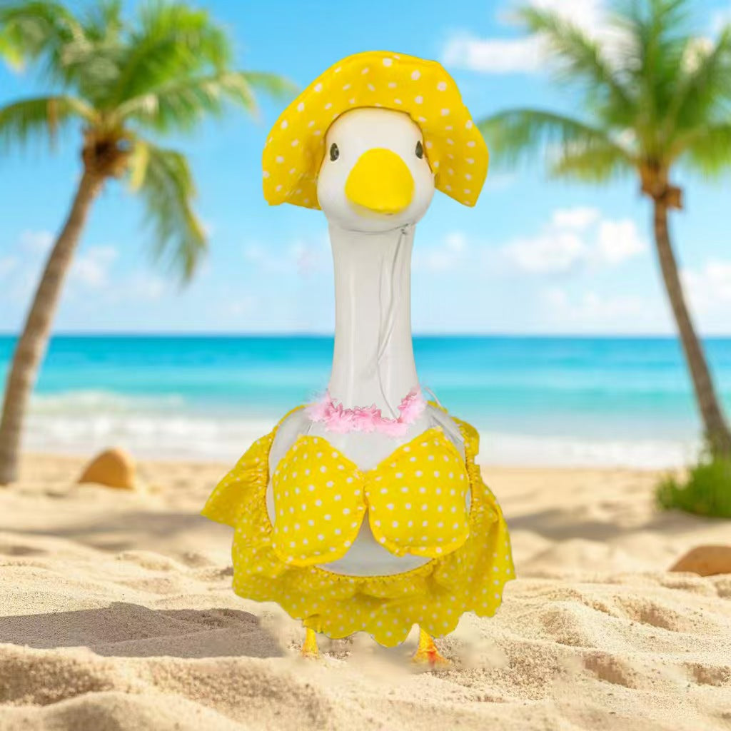 Big White Goose Costume Holiday Set