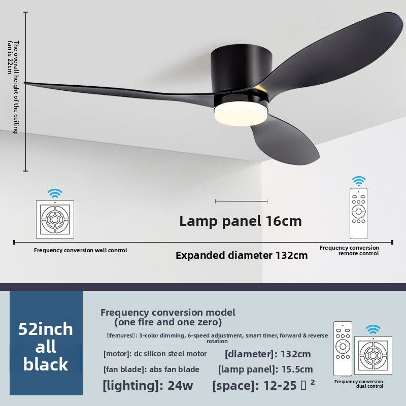 Big Wind Black Vintage Ceiling Fan