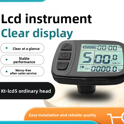 Bike Pedal Conversion LCD Meter
