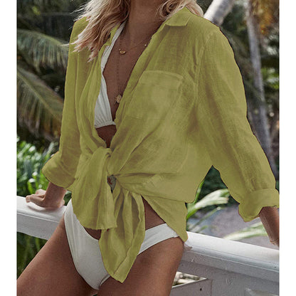 Bikini sunscreen shirt