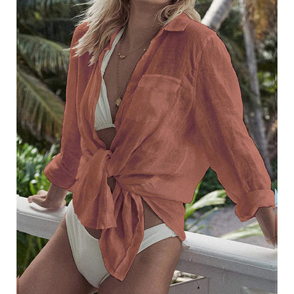 Bikini sunscreen shirt