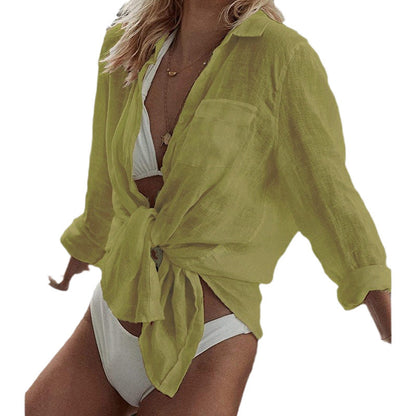 Bikini sunscreen shirt