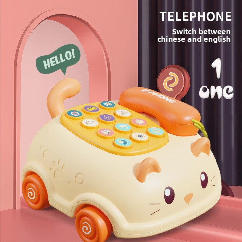 Bilingual cat telephone