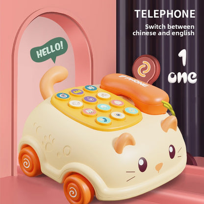 Bilingual cat telephone