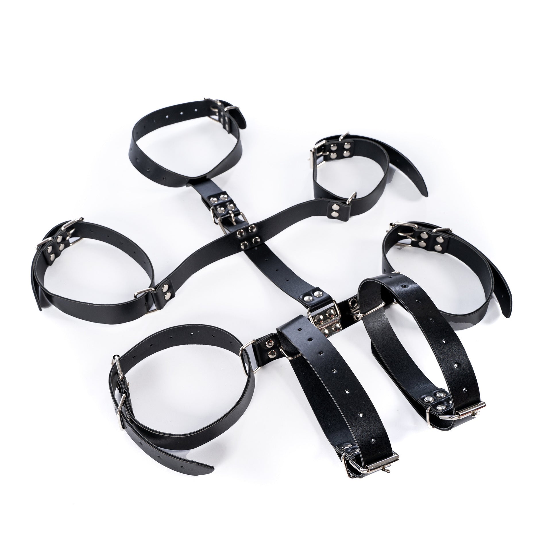 Binding belt made of leather for binding clothes
