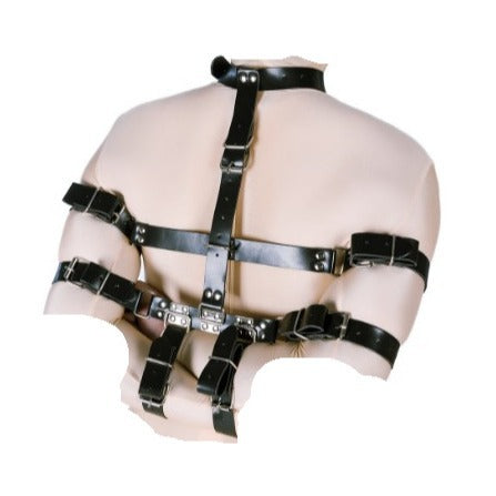 Binding belt made of leather for binding clothes