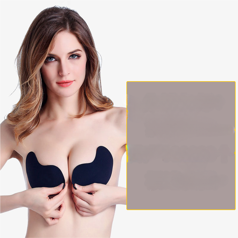 Bio-Glue Mango Silicone Bra Wedding Dress Push-Up Invisible Chest Sticker Non-Slip Strapless Underwear Invisible Breast Sticker for Women