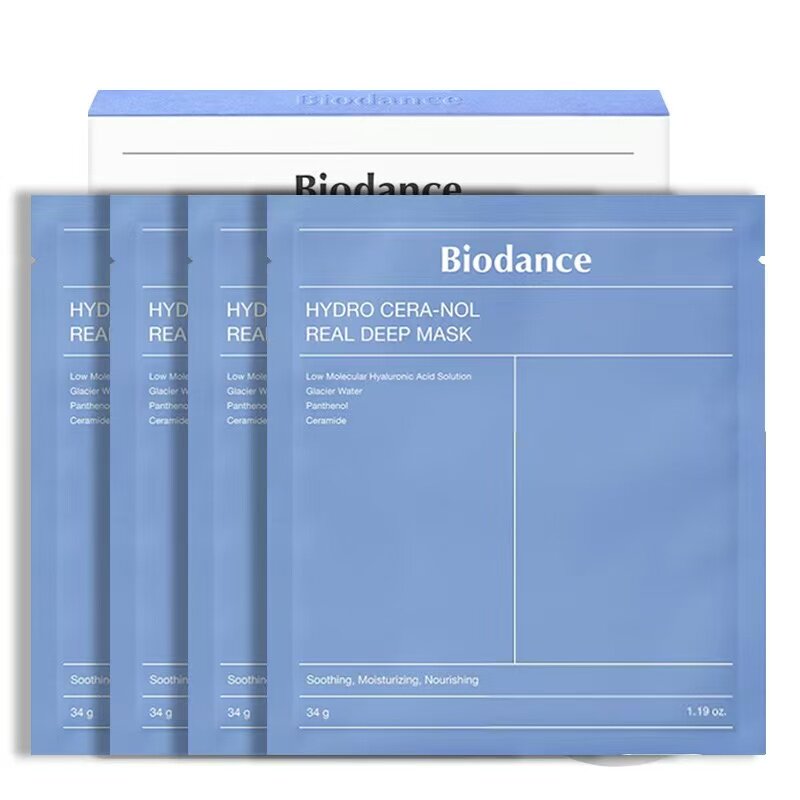 Biodance Collagen Deep Mask Tightens Pores, Brightens Skin Tone, Hydrates, Moisturizes, Fades Fine Lines and Soothes