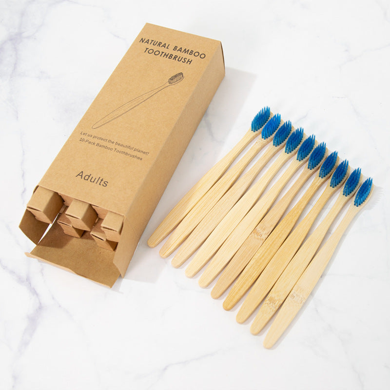 Biodegradable bamboo charcoal toothbrush