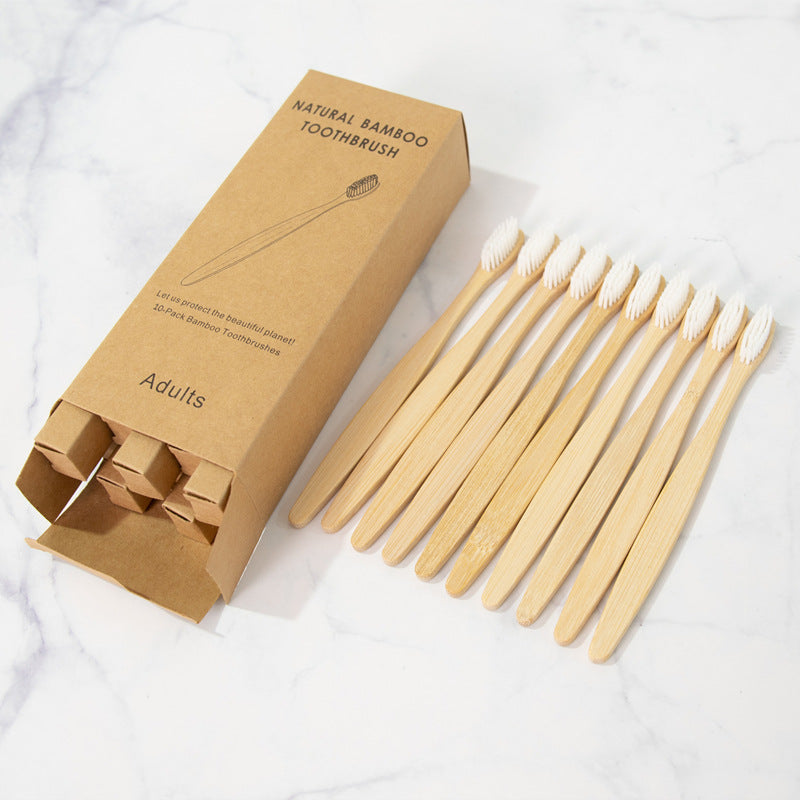 Biodegradable bamboo charcoal toothbrush