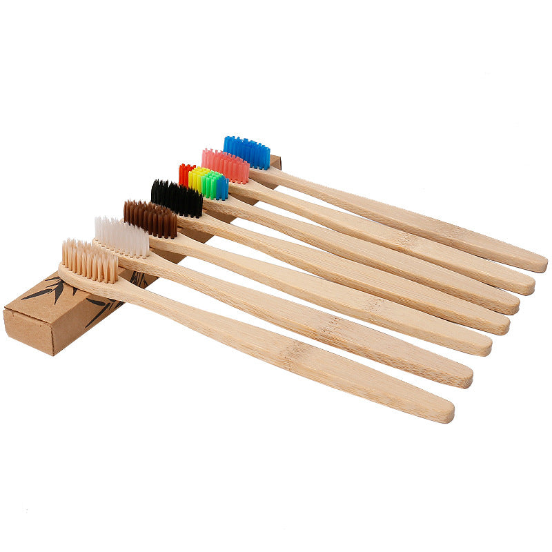 Biodegradable bamboo charcoal toothbrush