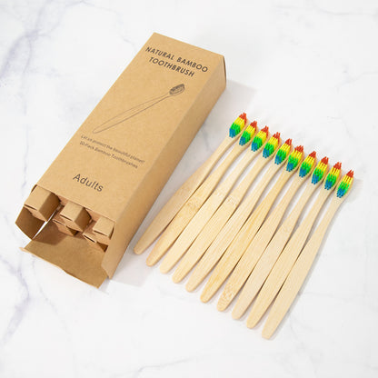 Biodegradable bamboo charcoal toothbrush