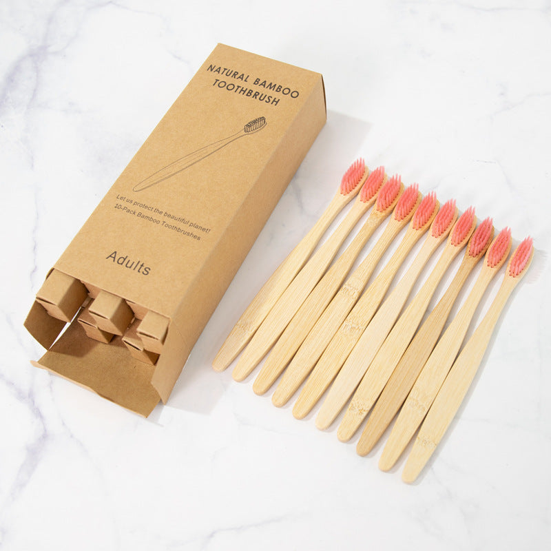 Biodegradable bamboo charcoal toothbrush